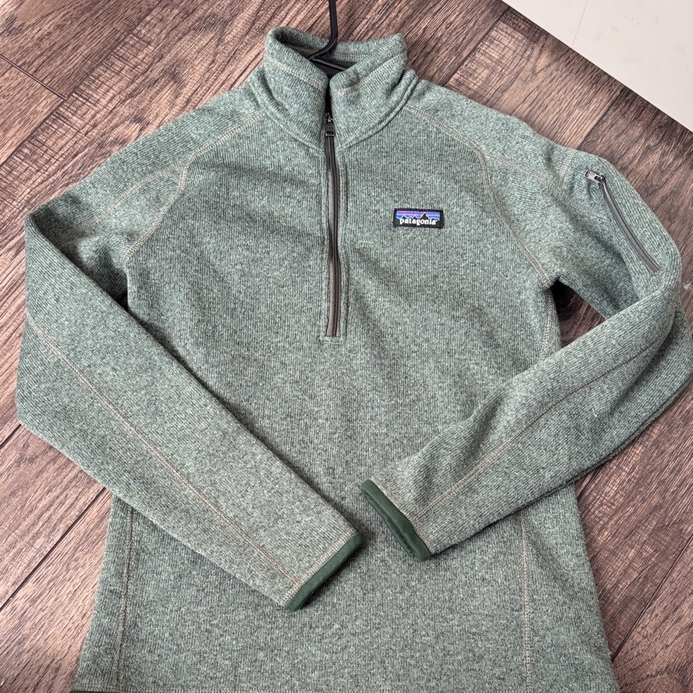 Patagonia Sage Green Fleece Pullover